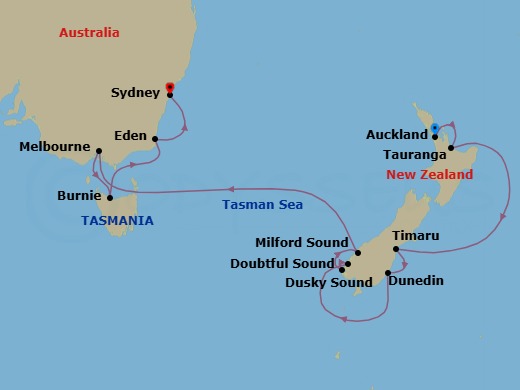 Cruise Map