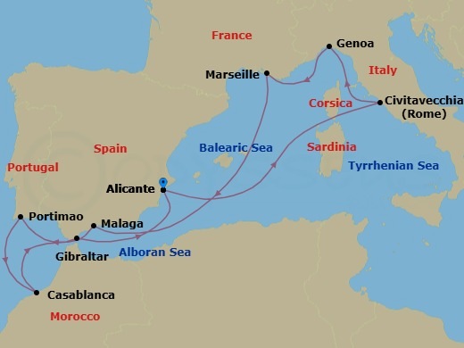 Cruise Map