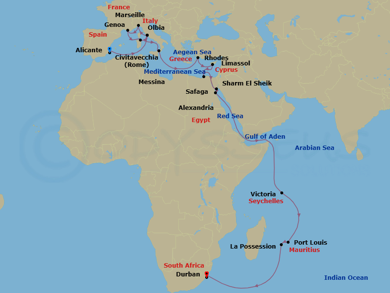 Cruise Map