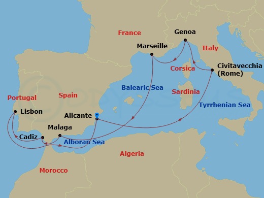 Cruise Map