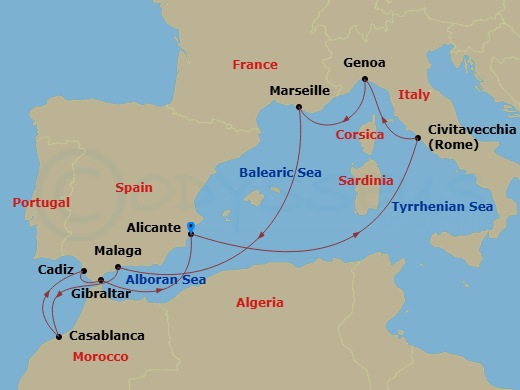 Cruise Map