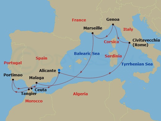 Cruise Map