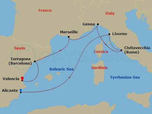Cruise Map