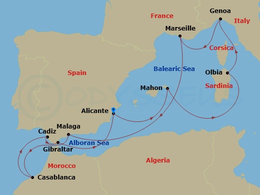 Cruise Map