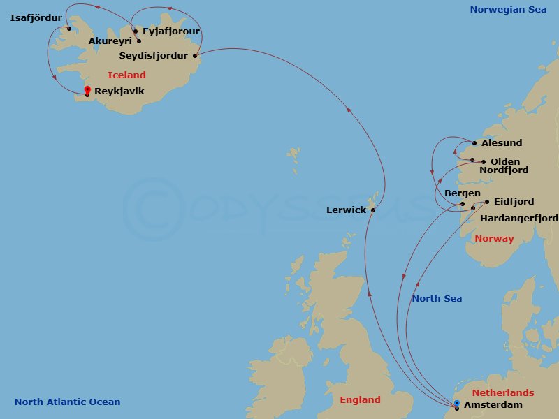 Cruise Map