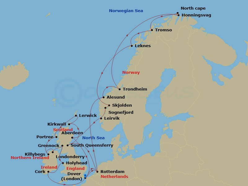 Cruise Map