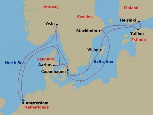 Cruise Map