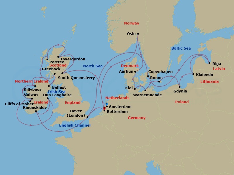 Cruise Map