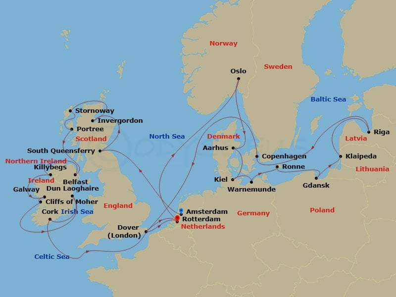 Cruise Map