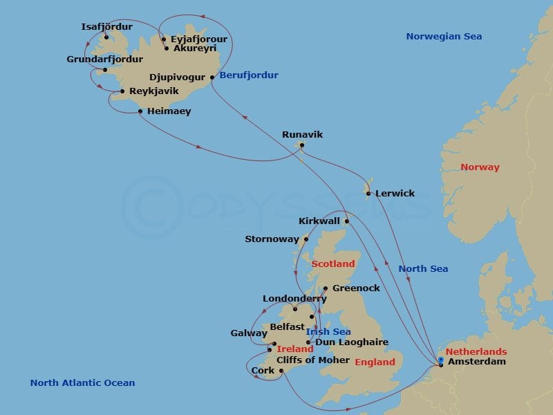 Cruise Map
