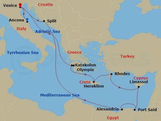 Cruise Map