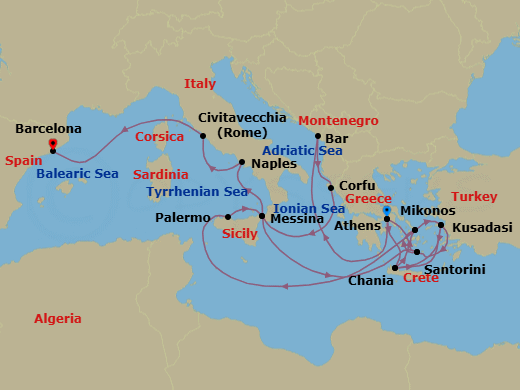 Cruise Map