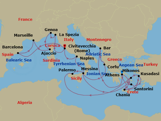 Cruise Map