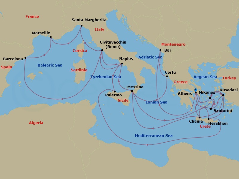 Cruise Map