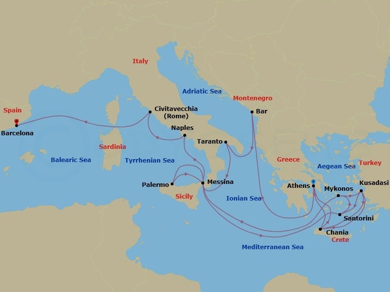 Cruise Map