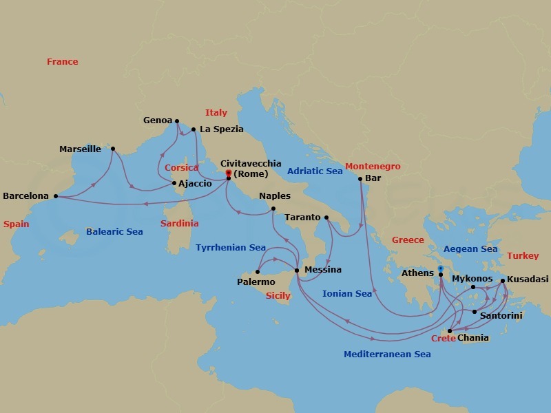 Cruise Map