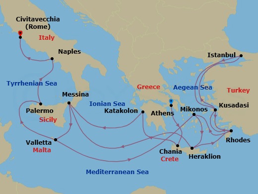 Cruise Map