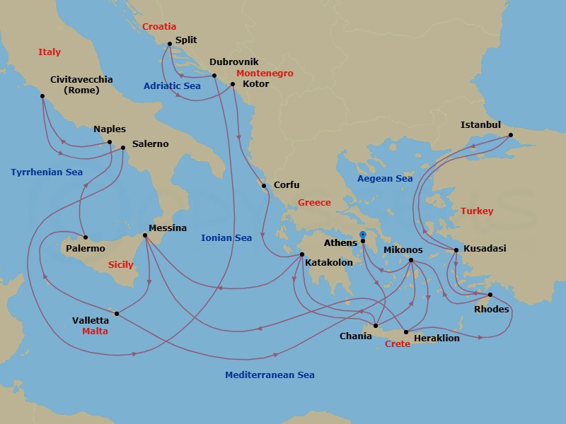 Cruise Map