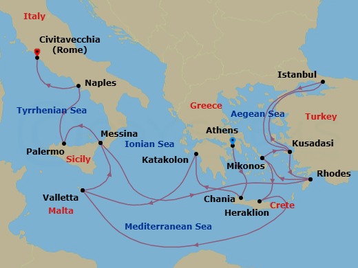 Cruise Map