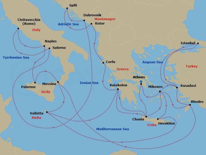 Cruise Map