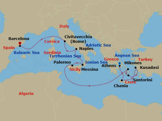 Cruise Map