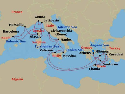 Cruise Map
