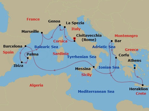 Cruise Map