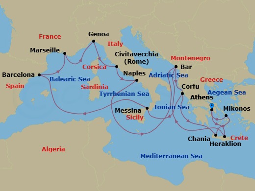 Cruise Map