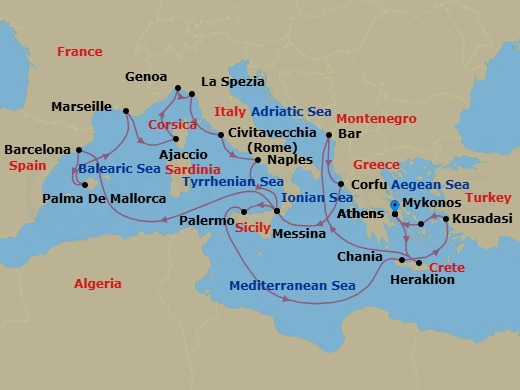 Cruise Map