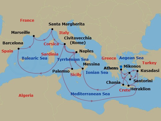 Cruise Map