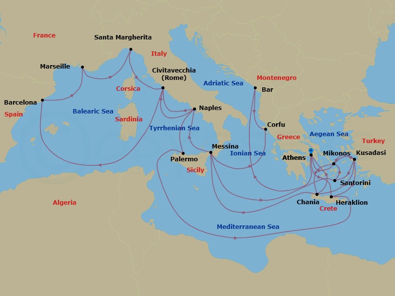 Cruise Map