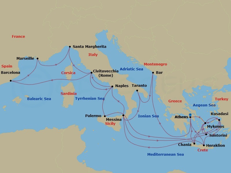 Cruise Map