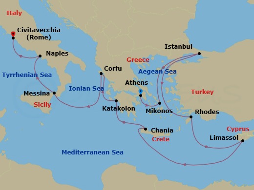 Cruise Map