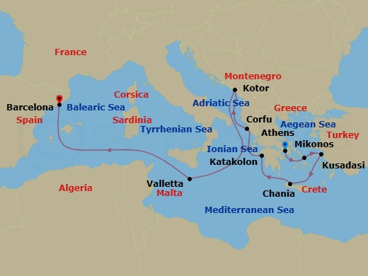 Cruise Map