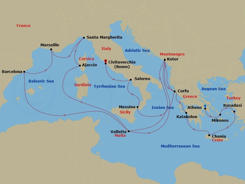 Cruise Map