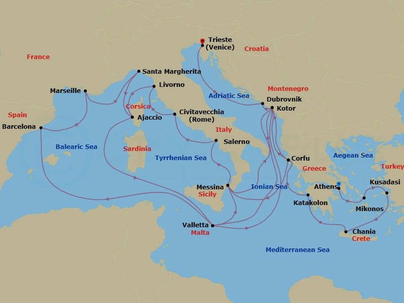 Cruise Map