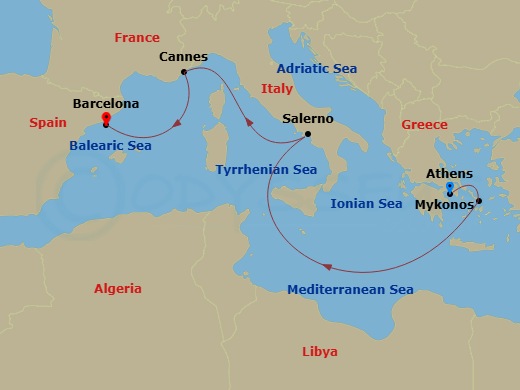 Cruise Map