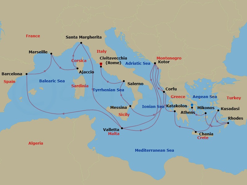 Cruise Map