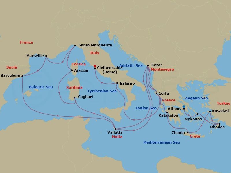 Cruise Map
