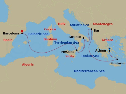 Cruise Map