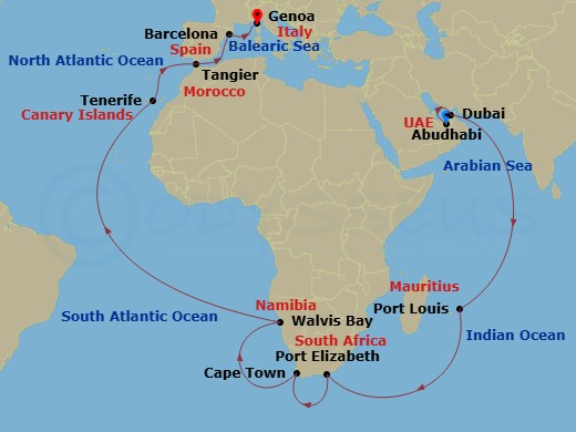 Cruise Map