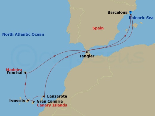 Cruise Map