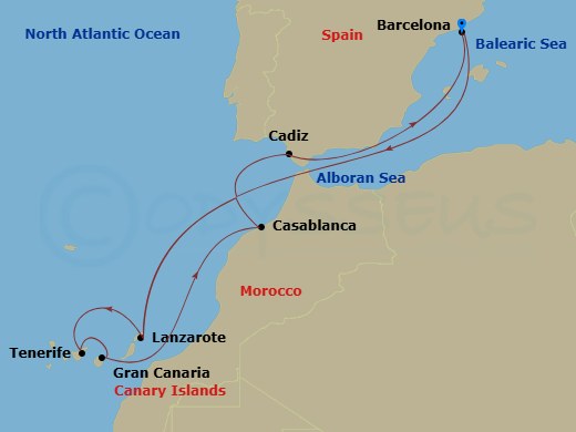 Cruise Map