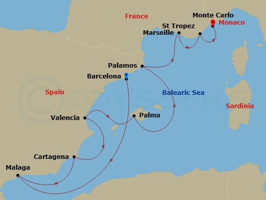 Cruise Map