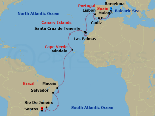 Cruise Map