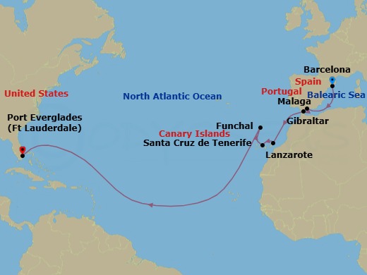 Cruise Map