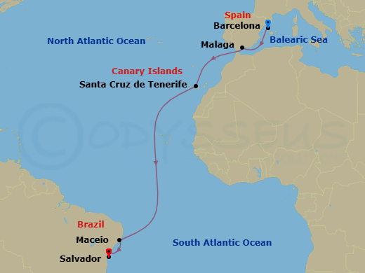 Cruise Map