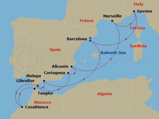 Cruise Map