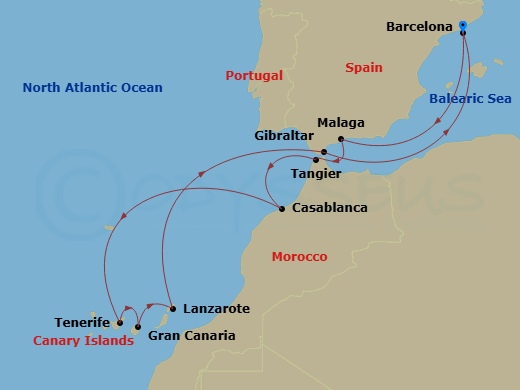 Cruise Map