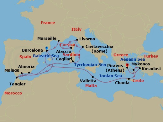 Cruise Map